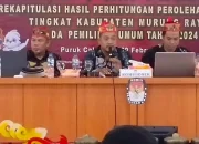 KPU Mura Gelar Rapat Pleno Terbuka Rekapitulasi Hasil Pemilu 2024