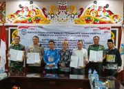 Pemkab Mura Tanda Tangani NPHD Penyelenggaraan Pilkada Mura 2024