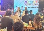 Pasangan HEBAT Giat Ngobrol Santai “Hapander Bepakat Bersama Heriyus – Rahmanto (HEBAT)”