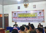 Kepala Bappedalitbang Kabupaten Murung Raya Hadiri Musrenbang Kecamatan Uut Murung