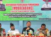 Musrenbang Kecamatan Sumber Barito di Hadiri Asisten III Setda Mura