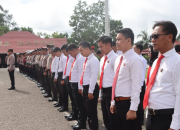 Puluhan Personel Polres Murung Raya Naik Pangkat